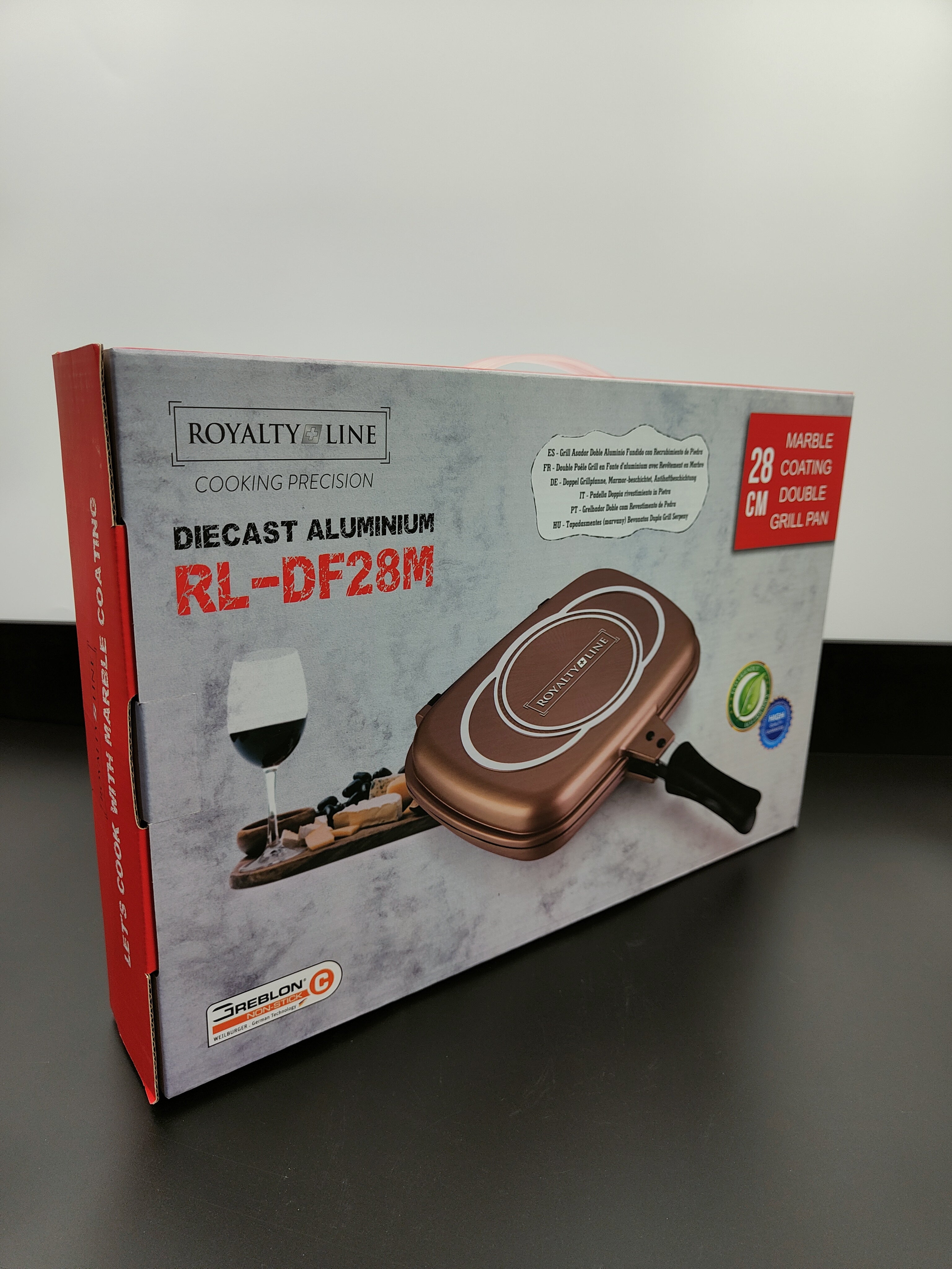 Tigaie grill dublă RL-DF28M