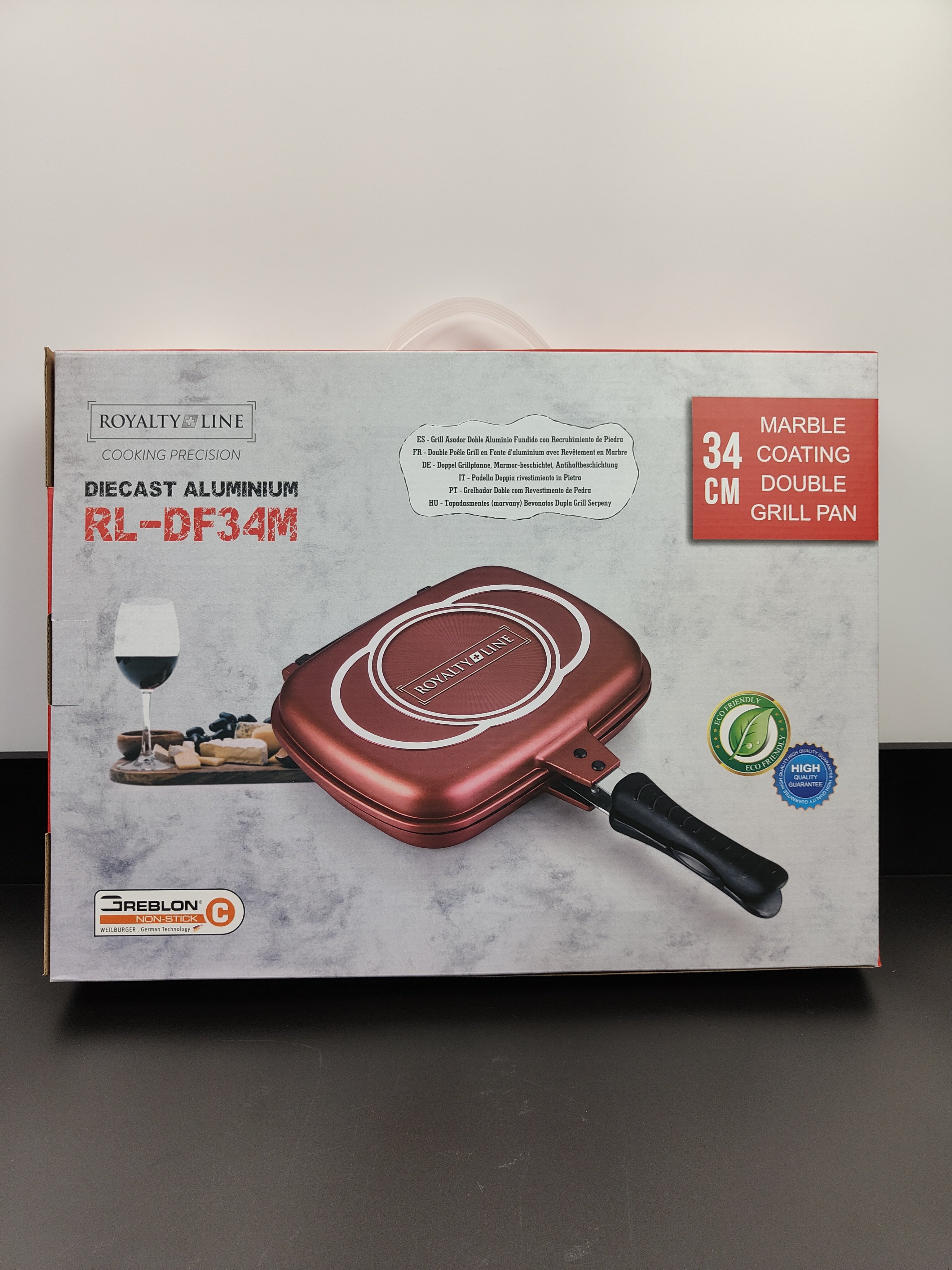 Tigaie grill dublă RL-DF34M