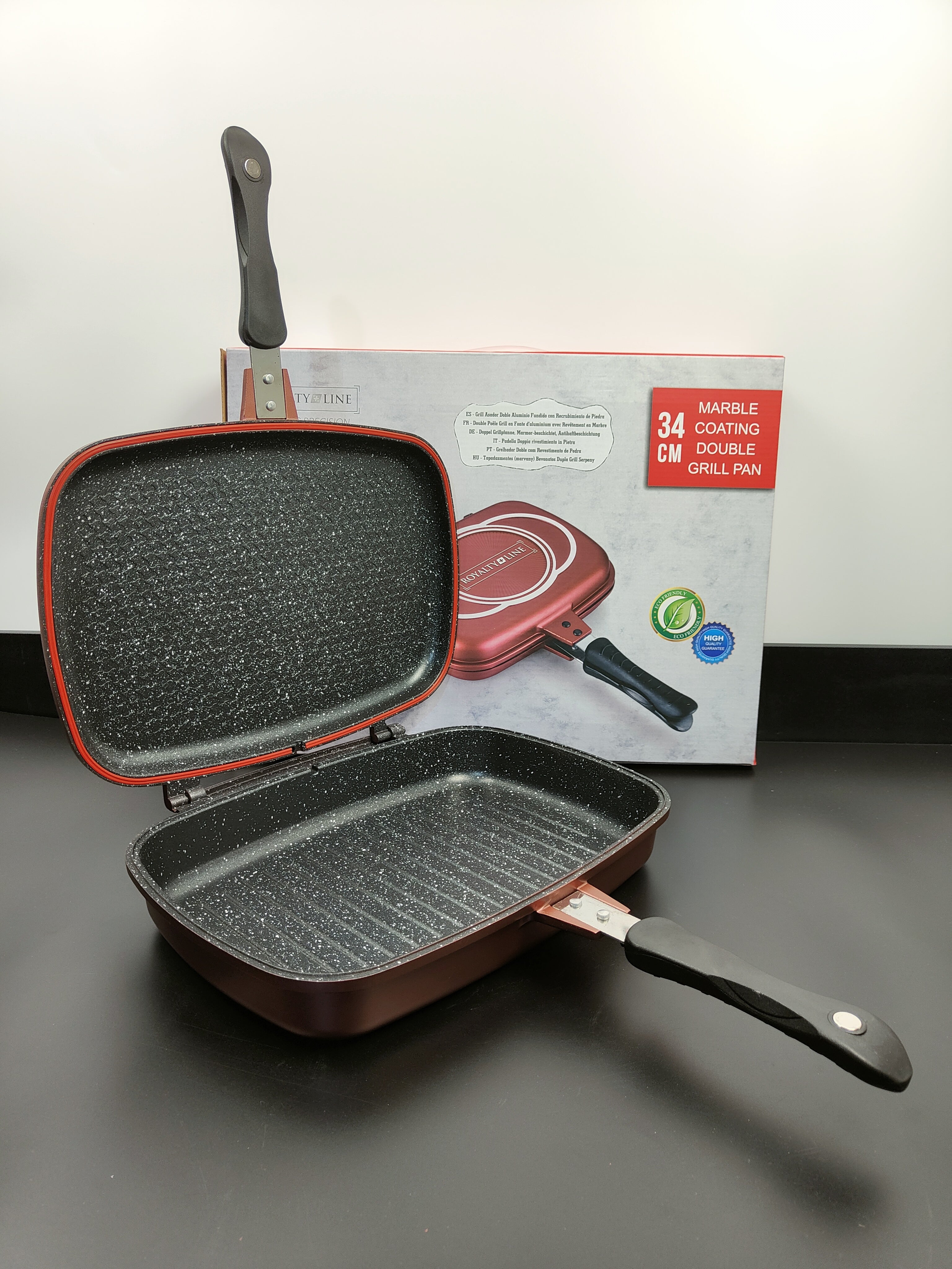 Tigaie grill dublă RL-DF34M