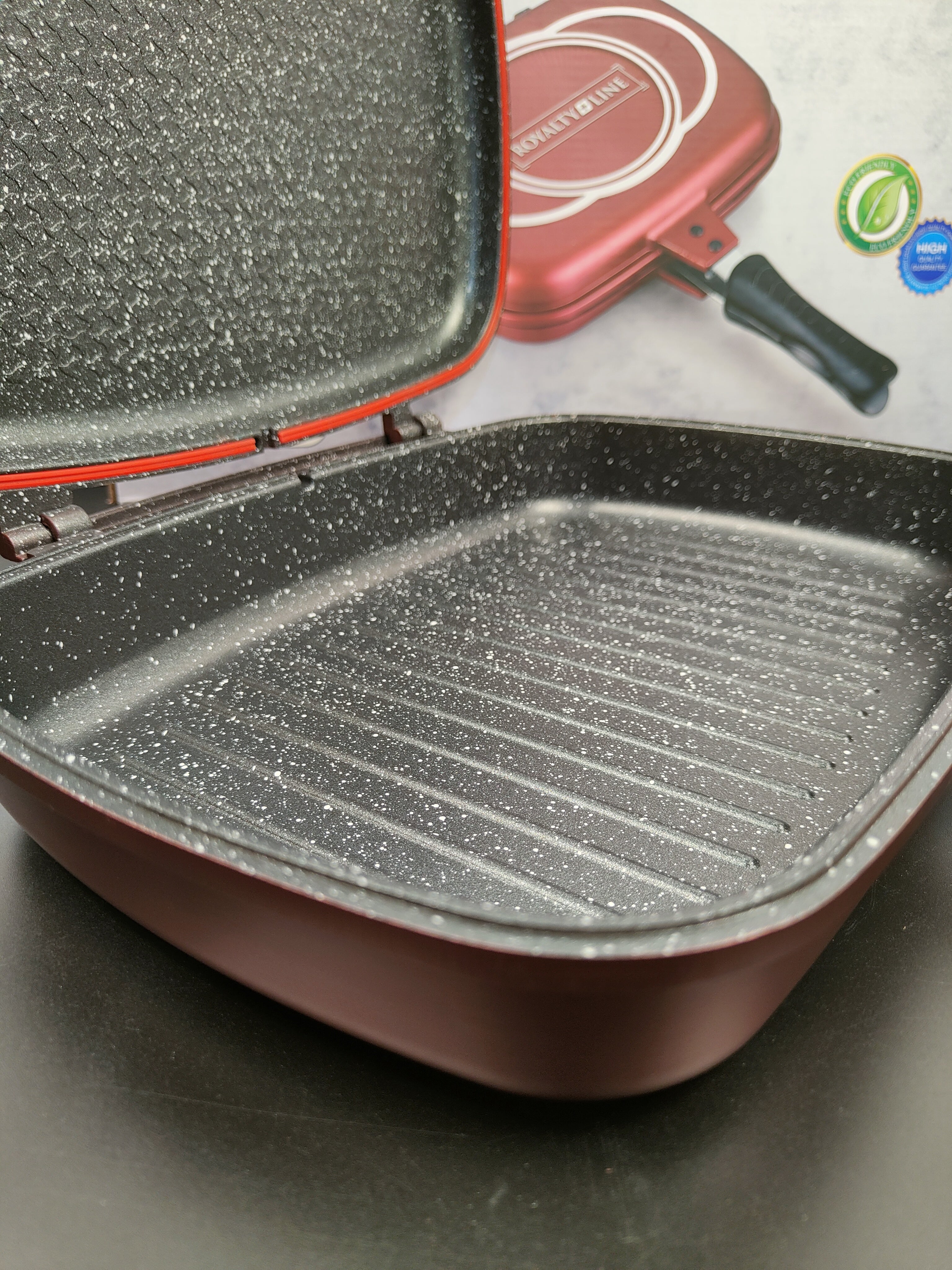 Tigaie grill dublă RL-DF34M