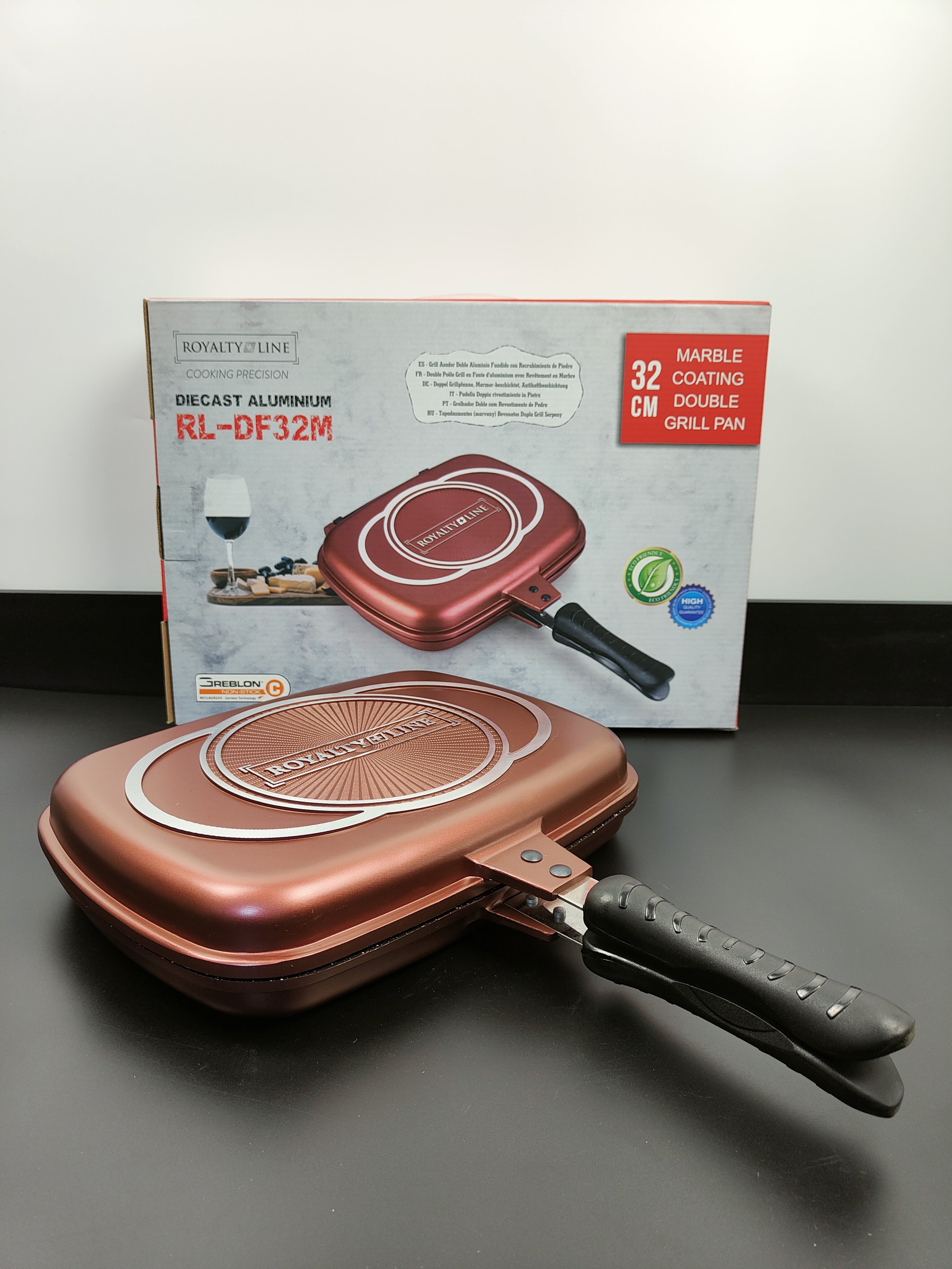 Tigaie grill dublă RL-DF32M